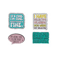 Mobile Phone Ramadan Tasbeeh Sticker Pin Logo Stick Pin Supplier Enamel Lapel Pin Metal with 3M Glue