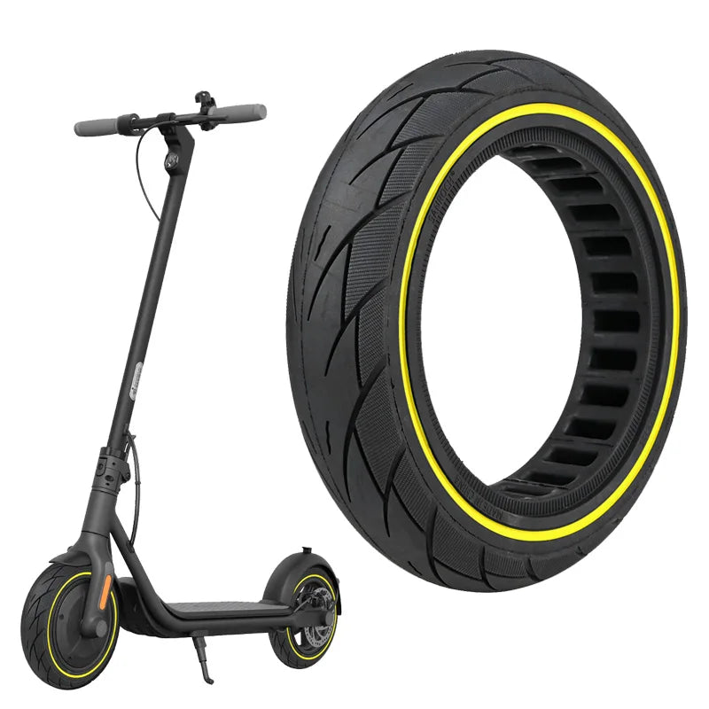 10 Inch Solid Tire for Ninebot F30 Electric Scooter Spare Parts Accessories Explosion-Proof  Replacement 10*2.125 Honeycomb Tire