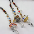 Vintage Metal Animal Pixiu Keyring Lanyard Pendants Handmade Rope Chinese Five Emperors Coins Feng Shui Car Key Chains Hangings