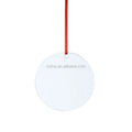 MDFSUB Modern One-Sided Sublimation 2 Inch Christmas Wooden Hardboard Ornament Hanging Decoration DIY Making High Quality