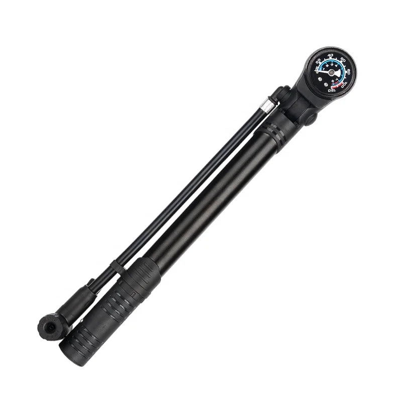 New Product Ideas 120PSI High Pressure Portable Air Pump With Visual Barometer Multifunction Foot Activated Bicycle Pumps