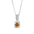Factory Wholesale 1Carat D VVS Moissanite 925 Oxhead Shape Silver Pendant Necklace Moissanite Jewellery for Women