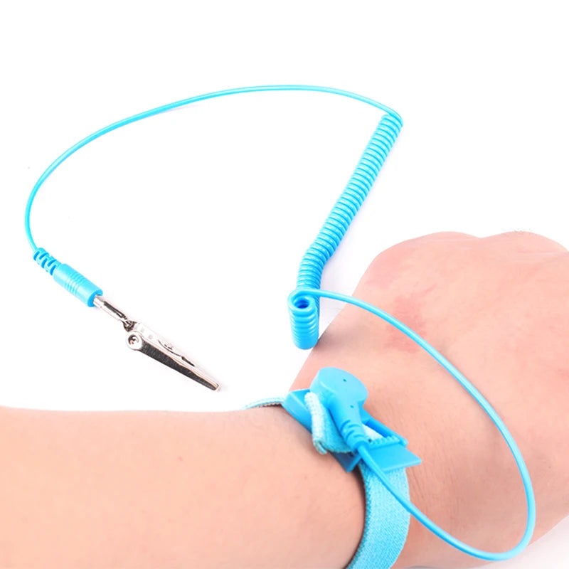 Wireless Anti Static Bracelet Workshop Cordless Eliminator Ring to Remove Static Electricity of Human BodyWrist Strap