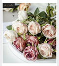 New Beauty Artificial Single Rose Wedding Flower Silk Rose Artificial Flower for Wedding Decoration