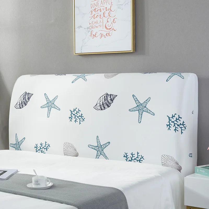 Wholesale Printed Sublimation Custom Stretch Bed Headboard Cover Protector