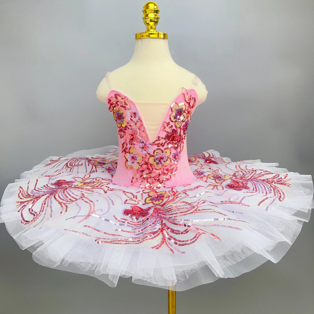 Girls' Ballet Dress Performance Children's Professional Swan Lake Bluebird Variations TUTU