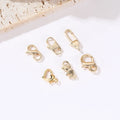 14K Gold Plated Unique Necklace Bracelet Jewelry Lobster Clasp