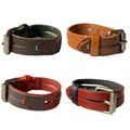 Vintage Vegetable Tanned Leather Bracelet Couples Bracelets Adjustable Watchband Bracelet Men's and Women's Jewelry Leather Rope