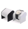 DOC Customized Watch Display Instock Luxury Pu Leather Watch Stand Cheap Watch Display Stand