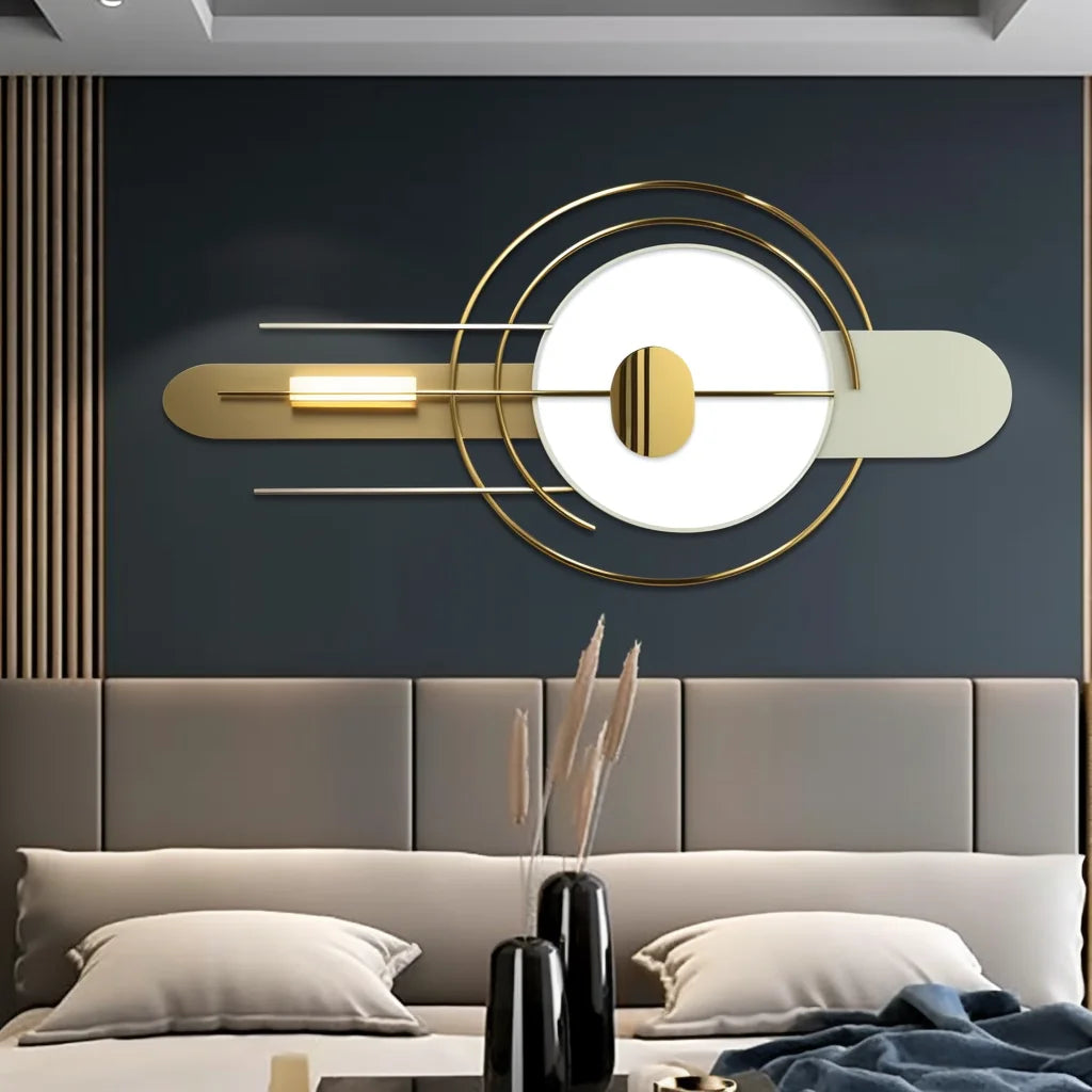 115X55 Wholesale Dropshipping Products 2024 3d Design Wall Hanging Decoration Metal  Art Iron Home Decor  Living Room High Gloss