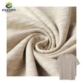 Custom Textiles 100% Pima Cotton Slub Jersey Breathable Wicking Knit Fabric for t Shirt Clothing