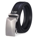 High Quality Business Men's Belt Automatic Buckle Genuine Leather Belt Custom logo