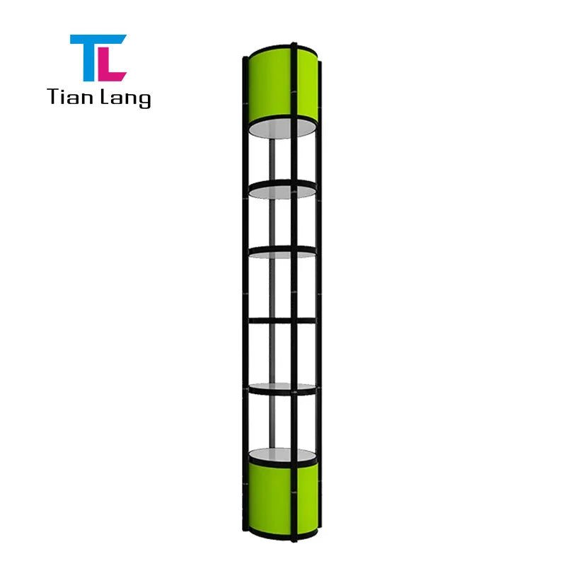 TianLang Pop up Advertising Backlit Folding Twist Tower Cheap Display