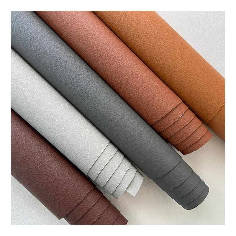 Factory Wholesales Eco-Friendly PVC Leather Fabric with Stripes for Sofa Chairs