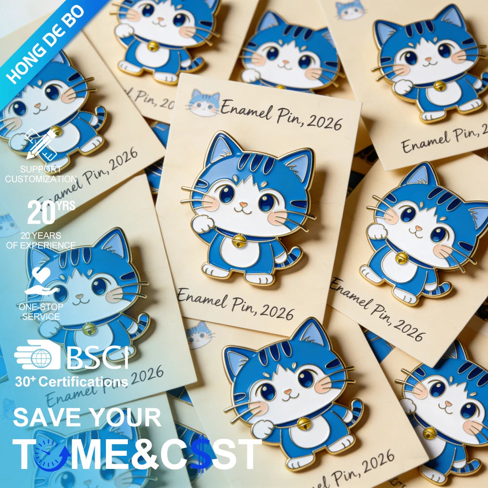 Factory Design Rotating Heart Magnetic Pin Enamel Pin Sport Card Cartoon Anime Badge Custom Logo Soft Hard Metal Hat Lapel Pin