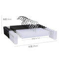 Friendly Plastic Adult Bottom Pants Hanger With Plastic Clips Plastic Pants Hangers for Clothes