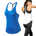 Athletic Yoga Tops Running Exercise Gym Shirts Workout Tank Tops for Women