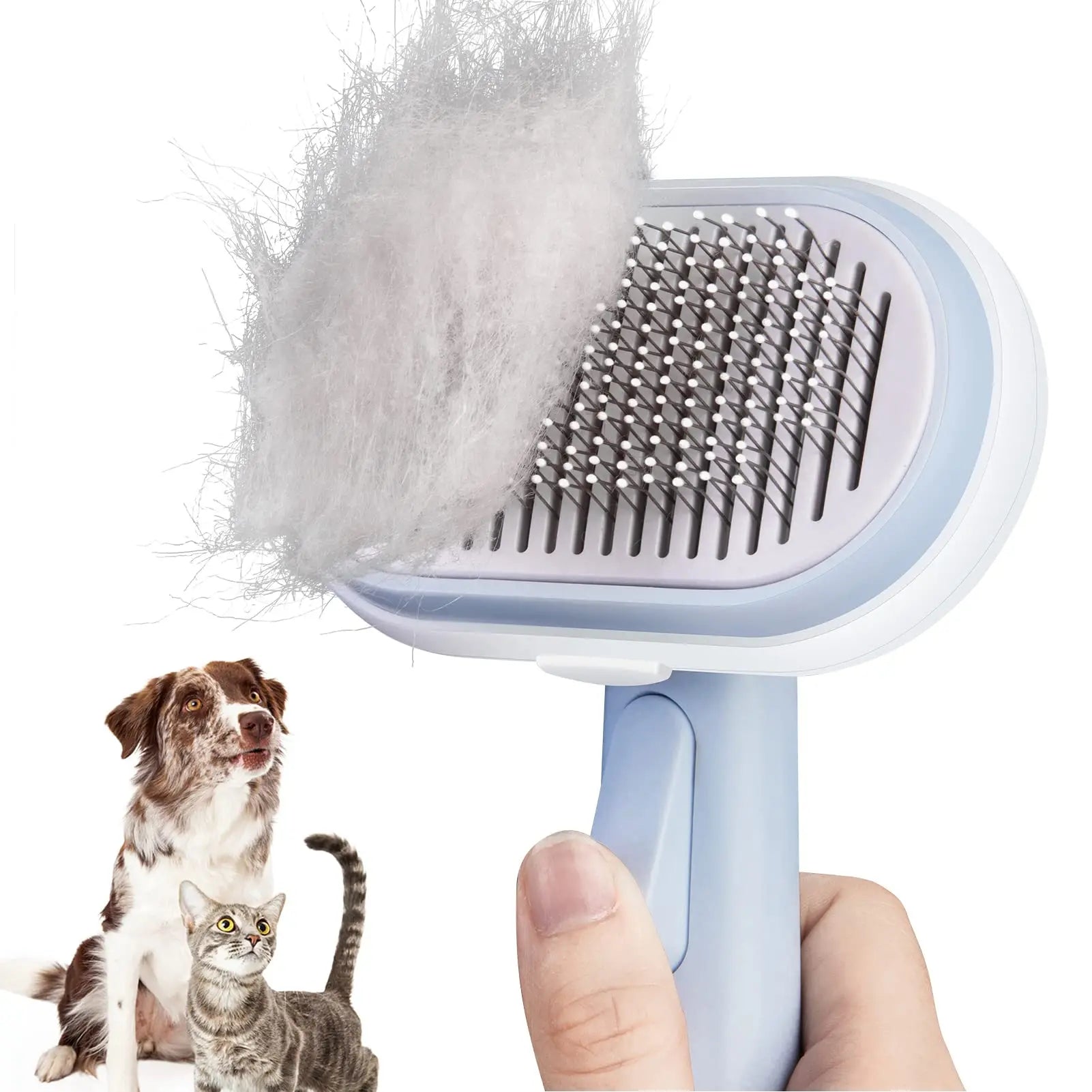 Pet Grooming Kit 5 in 1deshedding Shell Comb Slicker Pet Brush Set Dog Cat Comb Pet Grooming Set