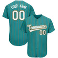 Custom Sublimation Team Name Logo Polyester Breathable Stripe Baseball Jerseys