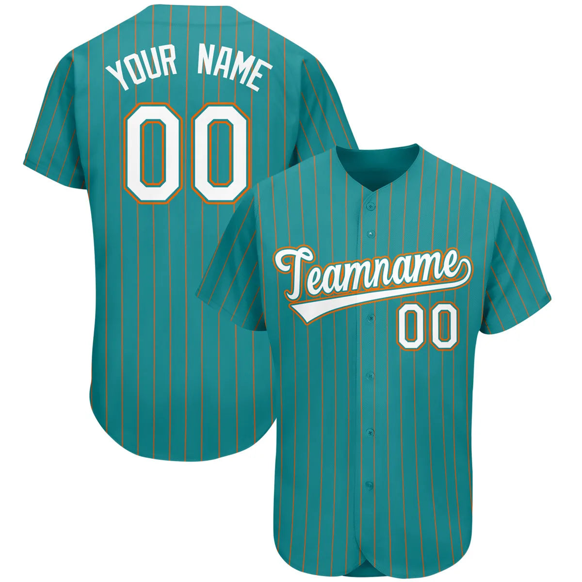 Custom Sublimation Team Name Logo Polyester Breathable Stripe Baseball Jerseys