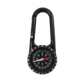 Multifunctional Zinc Alloy Metal Compass Carabiner Customizable Size for Such Camping Climbing Hiking Sports Aluminum Pointer