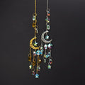 Wholesale K9 Crystal Sun Catcher Prime Hanging Moon Crystal Crafts Suncatcher Wind Chimes for Decor
