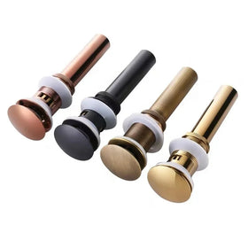 Popular Brass Pop up Drainer Pop-up Drain Basin Waste Sink Stopper Waste Valve G 1 1/4