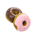 Two Color Doughnut Latex  Squeaky Dog Chew Toy