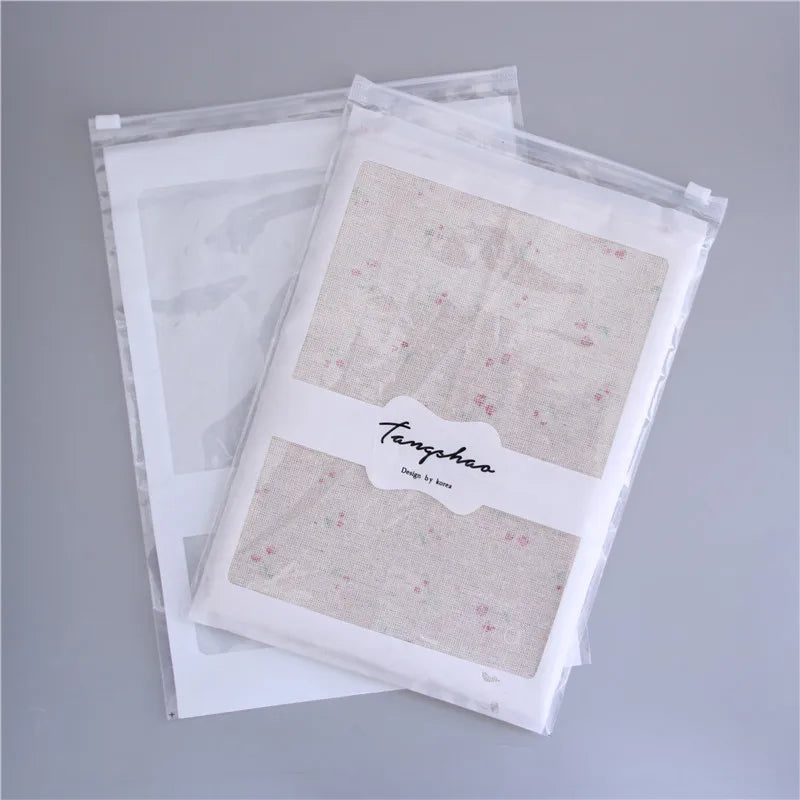 Custom Logo Printing Pe Zipper Bag Biodegradable Clothing Zip Lock Zipper Shopping Bag for Clothes Shoes Packaging
