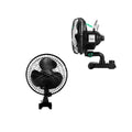 White and Black ABS Hydroponic 8 Inch 8Inch Oscillating Clip Fan for Grow Tent