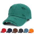 Raw Edge Hole Baseball Cap Men's and Women's Casual Hip-hop Hat Korean Version Personality Riding Mountaineering Men's Sun Hat