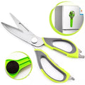 Professional Multifunction Kitchen Scissor Stainless Steel Scissors Shears with Magnetic Cover