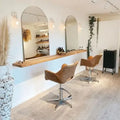 Half-length Mirror Wall Mount Salon Arched Salon Mirror Styling Station