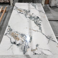 Marble Substitutes Marble Texture Uv Board Black Glitter Matt Finish Marble Uv Board 3d