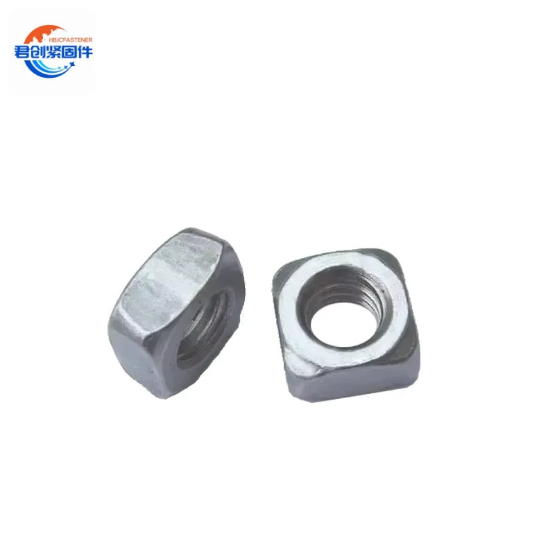 DIN557 ASTM F594 High Strength Square Nut Carbon Steel Zinc & Galvanized Black & Stainless Steel A2 A4 Nut