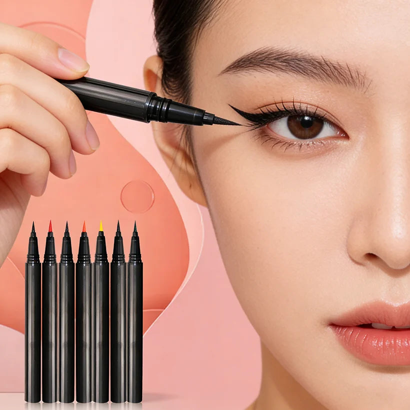 Private Label Logo Black Eyeliner Pencil Custom Eyeliner Liquide Long Lasting Liquid Eyeliner Container