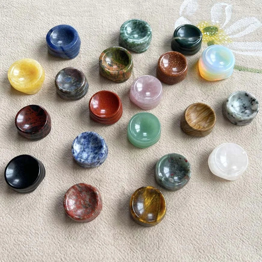 Hand Made Different Material Various Natural Quartz Crystal Sphere Holder Stand