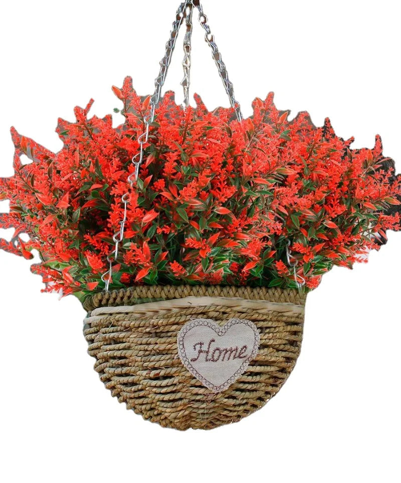 Artificial Flower Plastic Lavender Fake Plant Wedding Home Garden Decoration Bridal Bouquet Photography Props Household Products