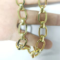 WT-BC171 Personality Fashion Wild Gorgeous 18k Real Gold Plated Metal Chain for Men & Women Jewelry Accessories Wholesale