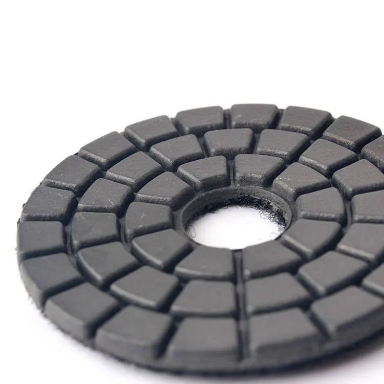 Ceramic Bond Diamond Polishing Pad 4 Inch for Terrazzo Concrete Wet Dry Use
