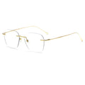 Danyang Glasses 8911WK Unisex Diamond-shaped Frameless Fashion Ultra-Light Pure Titanium New Model Anti-Blue Light