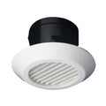 Round Plastic Adjustable Ventilation Grill - Circular Air Vent Grille for Bathroom Kitchen Office