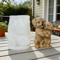 DIY Dog Silicone Candle Molds 3D Simulation Animal Pet Mold for DIY Aromatherapy Soybean Wax Candle Resin