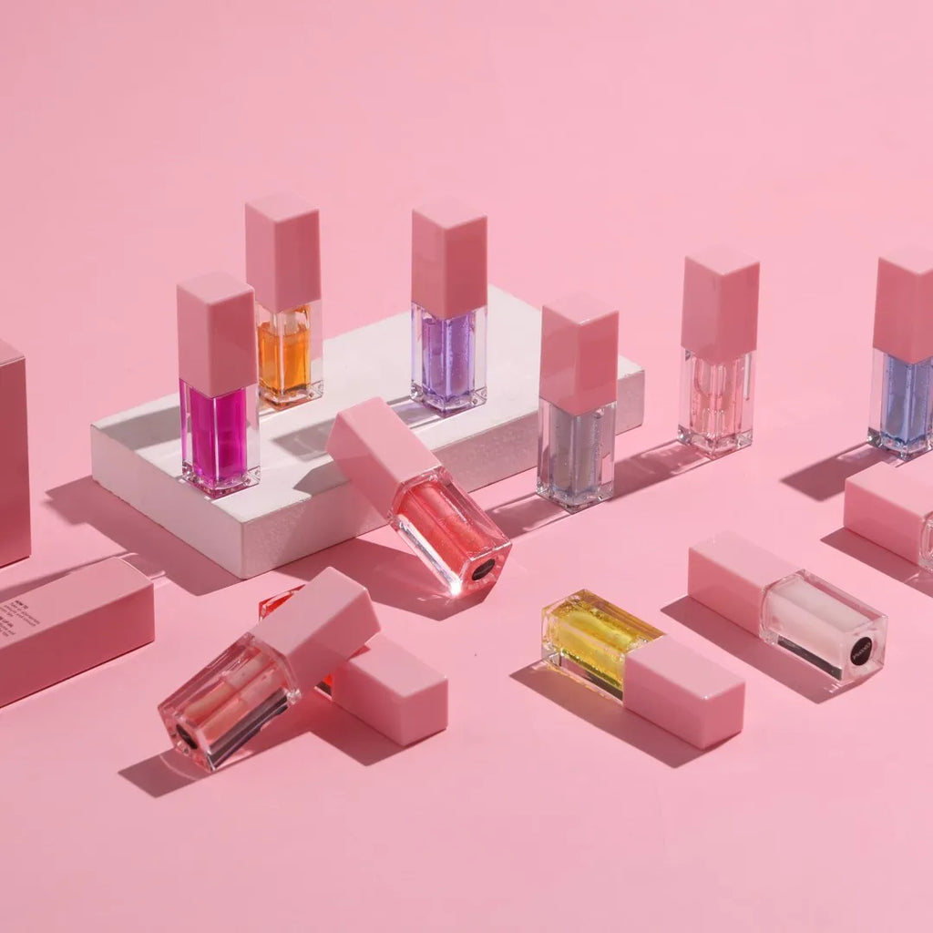 Lipgloss Vendor Wholesale Lip Gloss Boxes Custom logo clear Vegan Glitter Lipgloss Private Label Lip Gloss