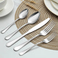 Bulk Products Luxury High Quality Stainless Steel Silverware Dinner Spoon and Fork Dinnerware Tableware Cutlery Sets for Wedding