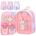2025 Haslor New Popular Large Capacity Fashion rainbow Kids Backpack Waterproof Travel Backpack
