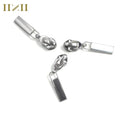 Auto Lock #5 Standard Puller Zipper Slider Nickel Plating Zinc Alloy Metal with Hook Durable Metal Zipper Puller