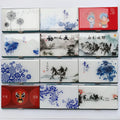 Wholesale Stainless Steel Square Business Card Holder Iron Card Case with Stamping Technique and Gravure Printing