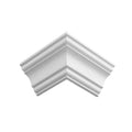 White MDF Traditional Baseboard Skirting Moulding Light Weight Moisture Proof Eco-Friendly for Villa Indoor Decoration
