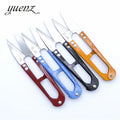 Stainless Steel Stitch U-Shape Use Scissors Cut Fishing Line Trimming Nipper Essential Cross Accessories 108*24mm X2